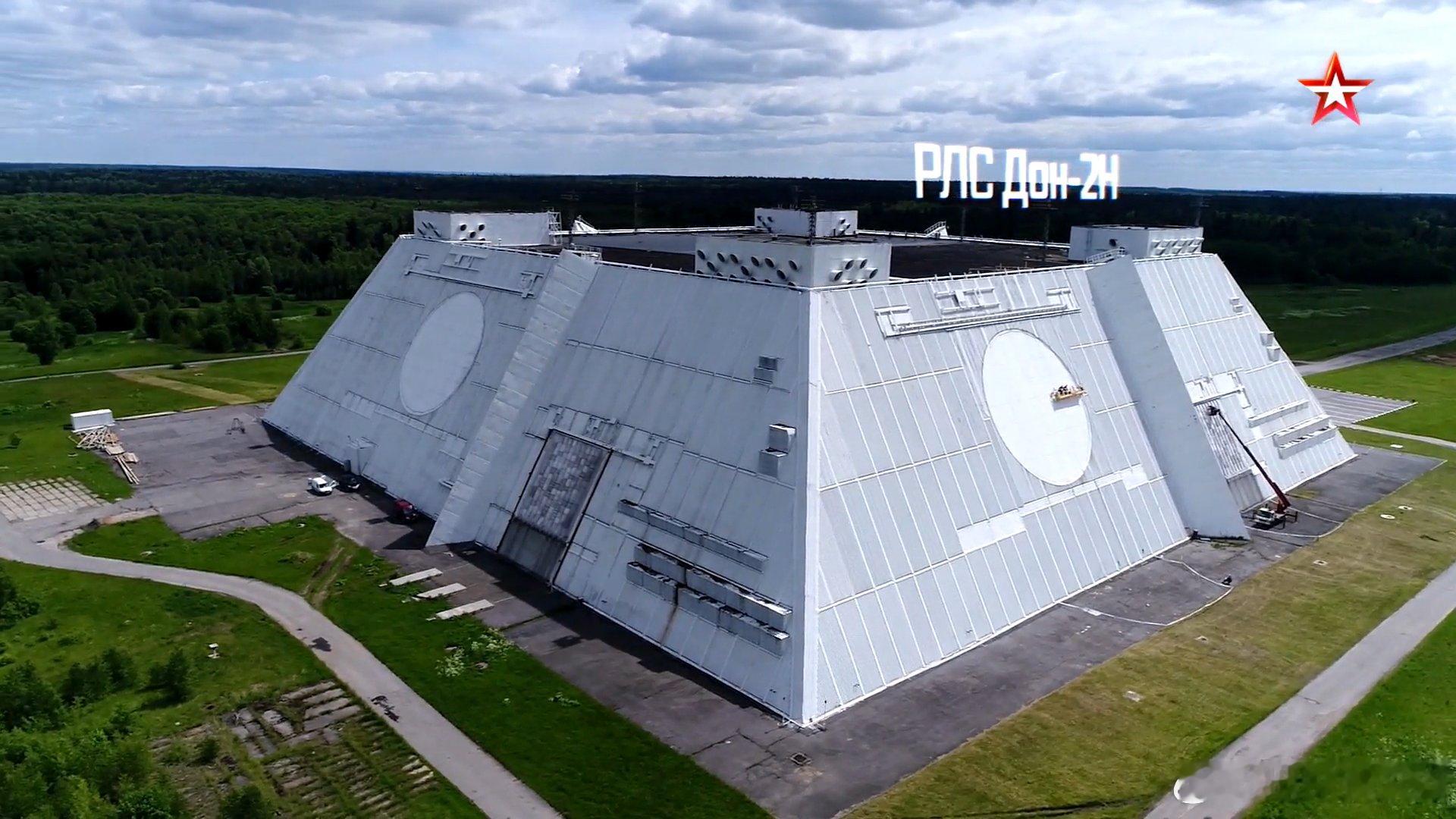 俄罗斯莫斯科反导系统的核心装备DON-2NP 雷达。位于莫斯科郊区普希金市的索夫