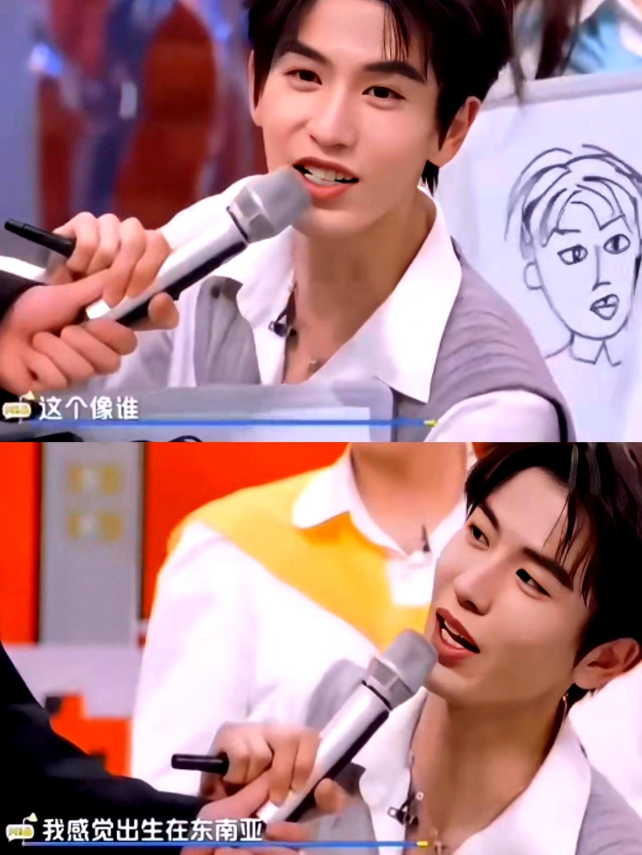 张凌赫随口一句综艺玩笑，现在东南亚网友要集体抵制他代言。
当时录你好星期六，和