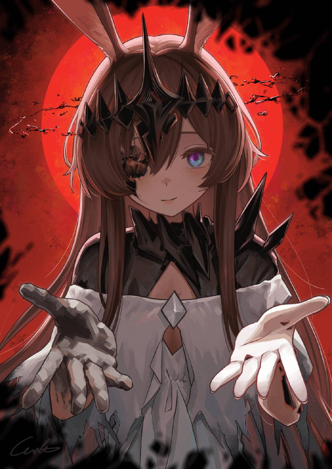 阿米娅——明日方舟——画师: ウェルト，网页链接