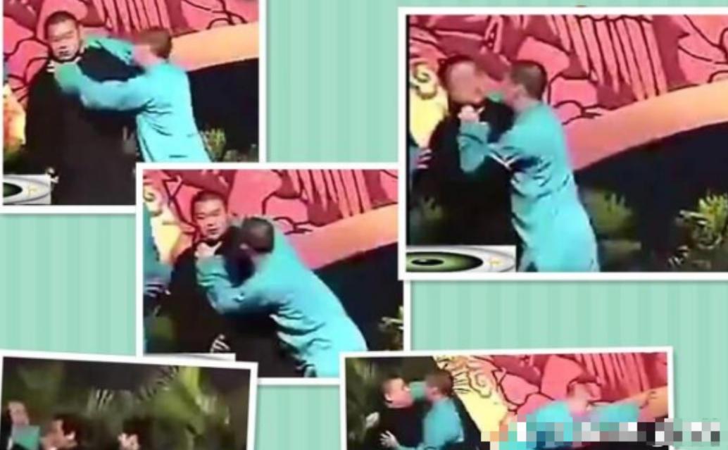 2009年，德云社河南商演，快散场时，曹云金突然从背后死死勒住岳云鹏的脖子，将他