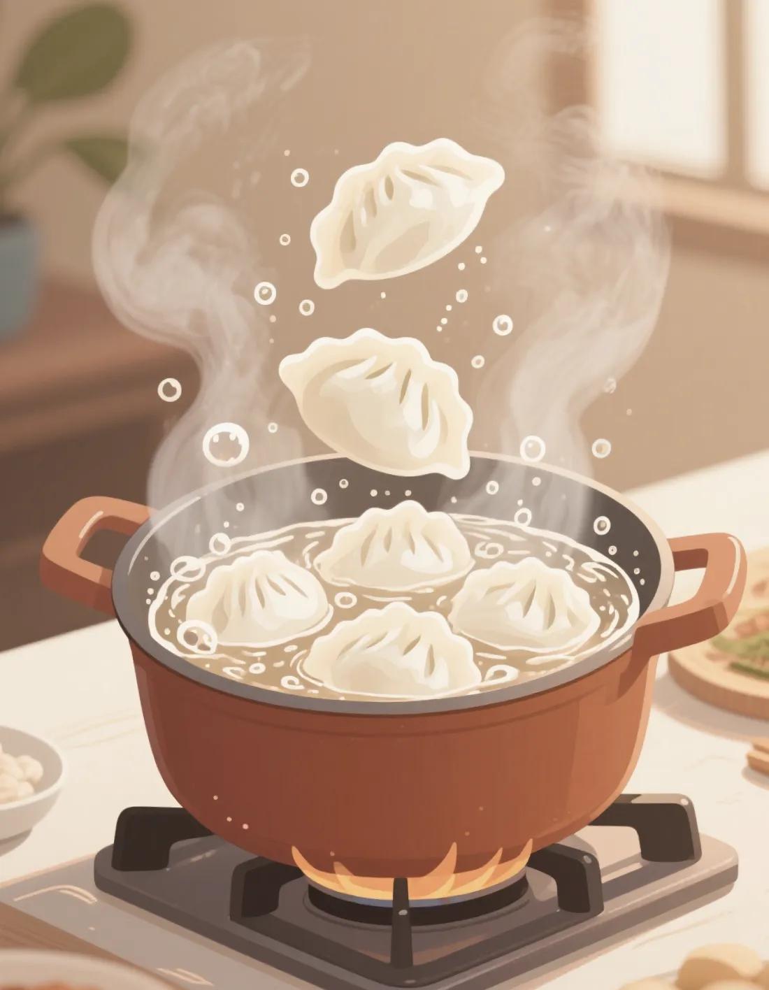 你有没有盯着锅里翻滚的饺子出过神？白胖的饺子在滚水里沉沉浮浮，三起三落，这才算真