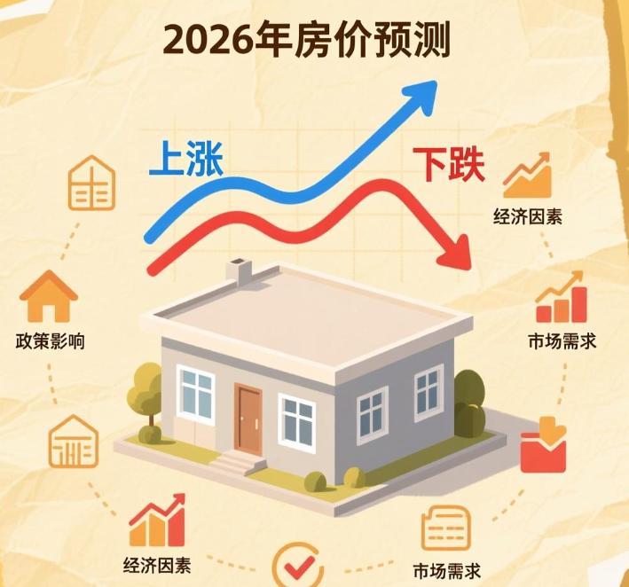 2026年房价会涨还是跌？我认为，房价涨跌的核心，还是要看老百姓手里有没有钱，这