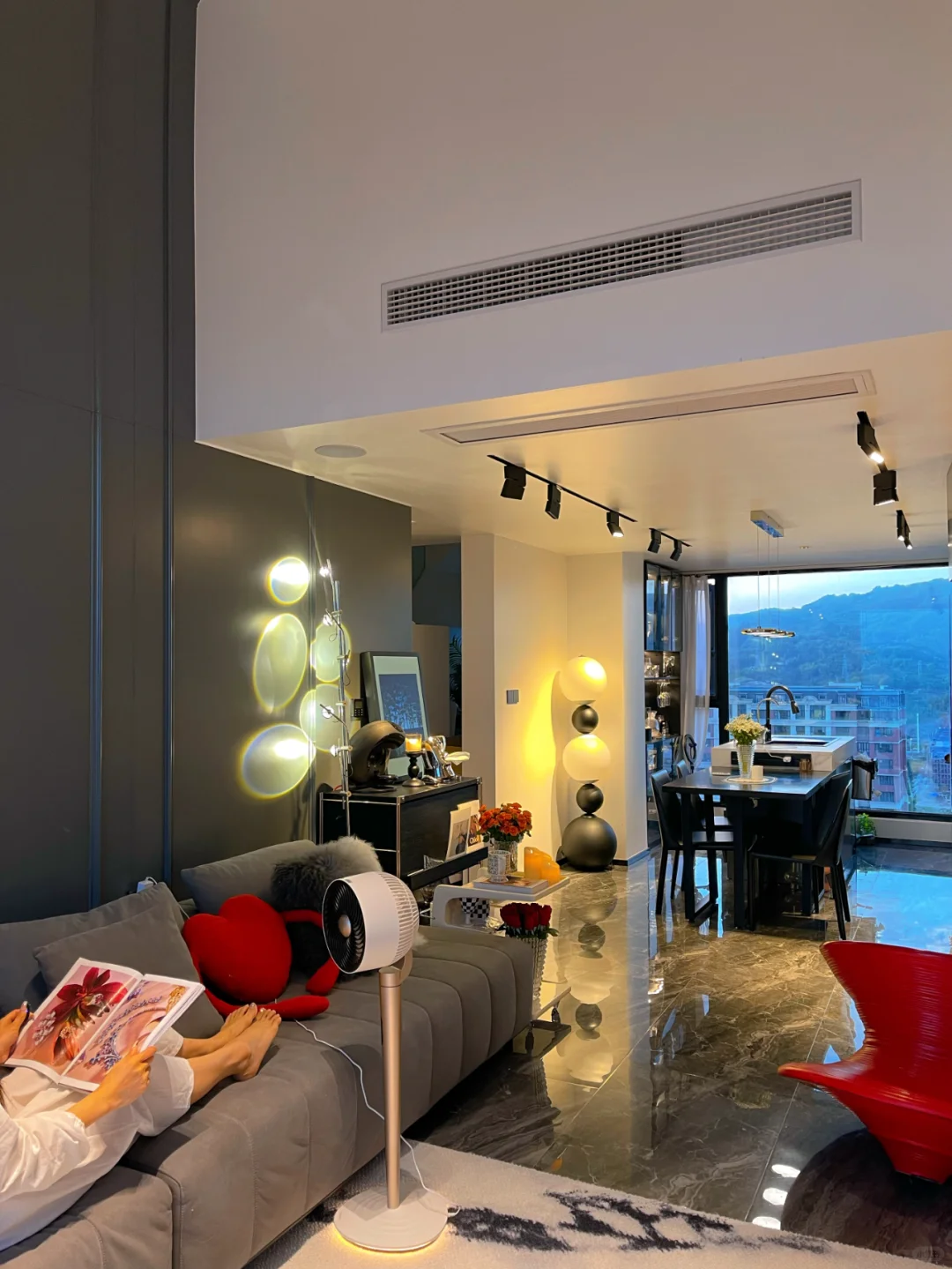 结束一天的疲惫，回家吹风的感觉真好啊~