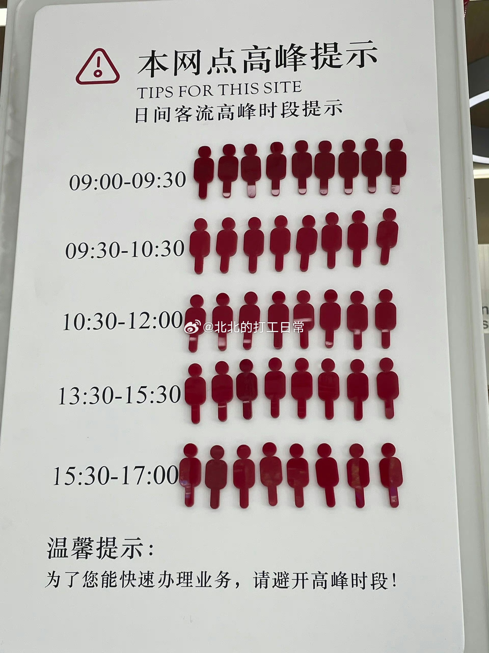 工作时间就是厕所的高峰时期 ​​​