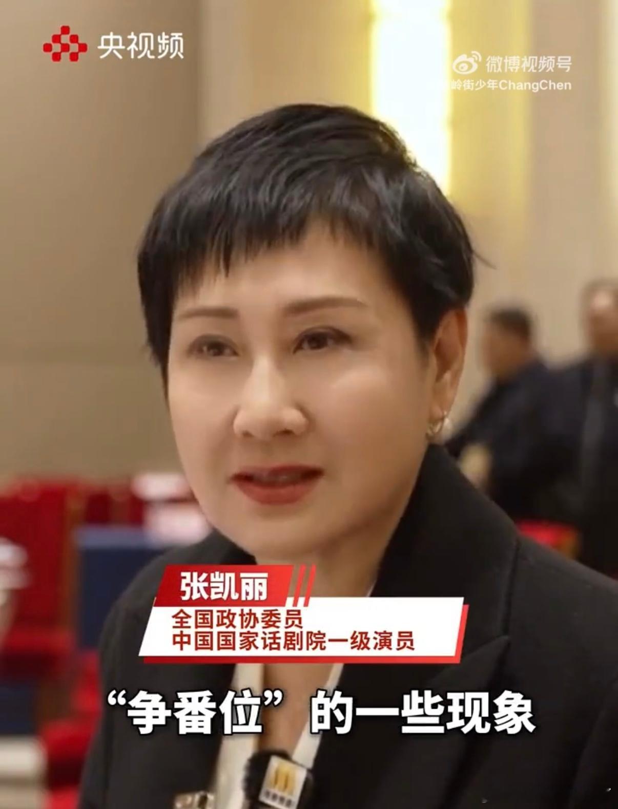 张凯丽提案推动演员署名新规落地两会期间张凯丽针对影视圈撕番乱象提交提案，呼吁规范