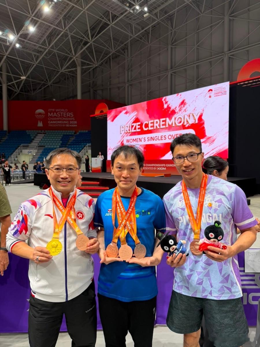 一連6日的「 2026 ITTF世界元老錦標賽 」 （ITTF World Ma