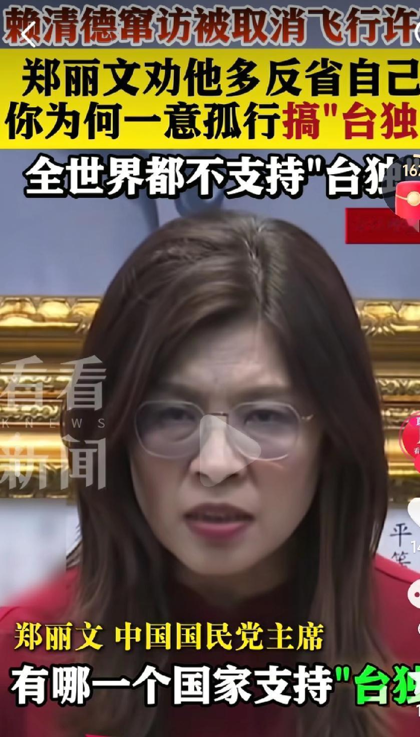 赖清德真的是太不自量力了，搬石头砸自己的脚啊，全世界都反对台独，趁早悬崖勒马啊！