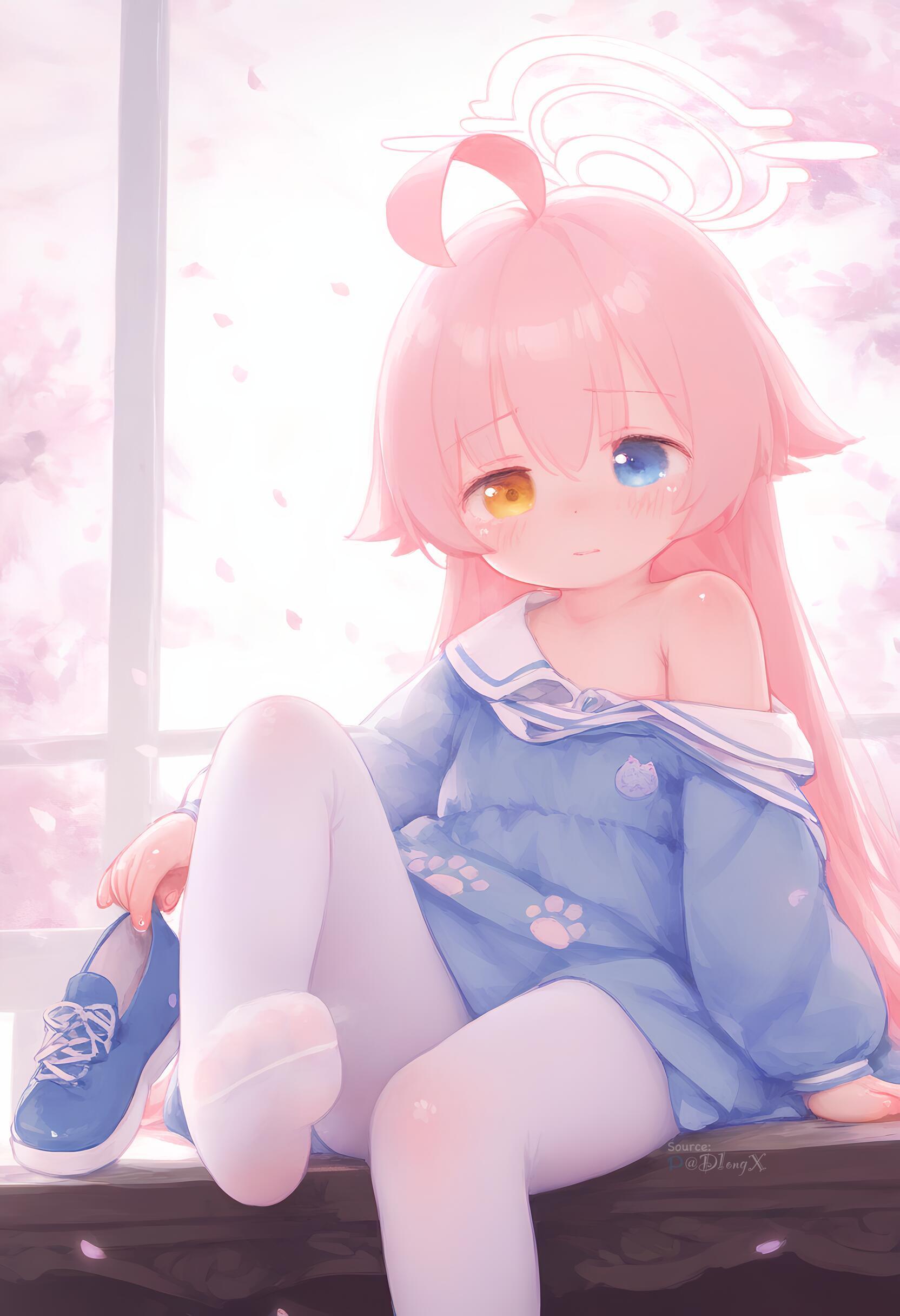 这是你的鞋嘛~||发布者：D1ongX来源：AI绘画#二次元[话题]##送你一张