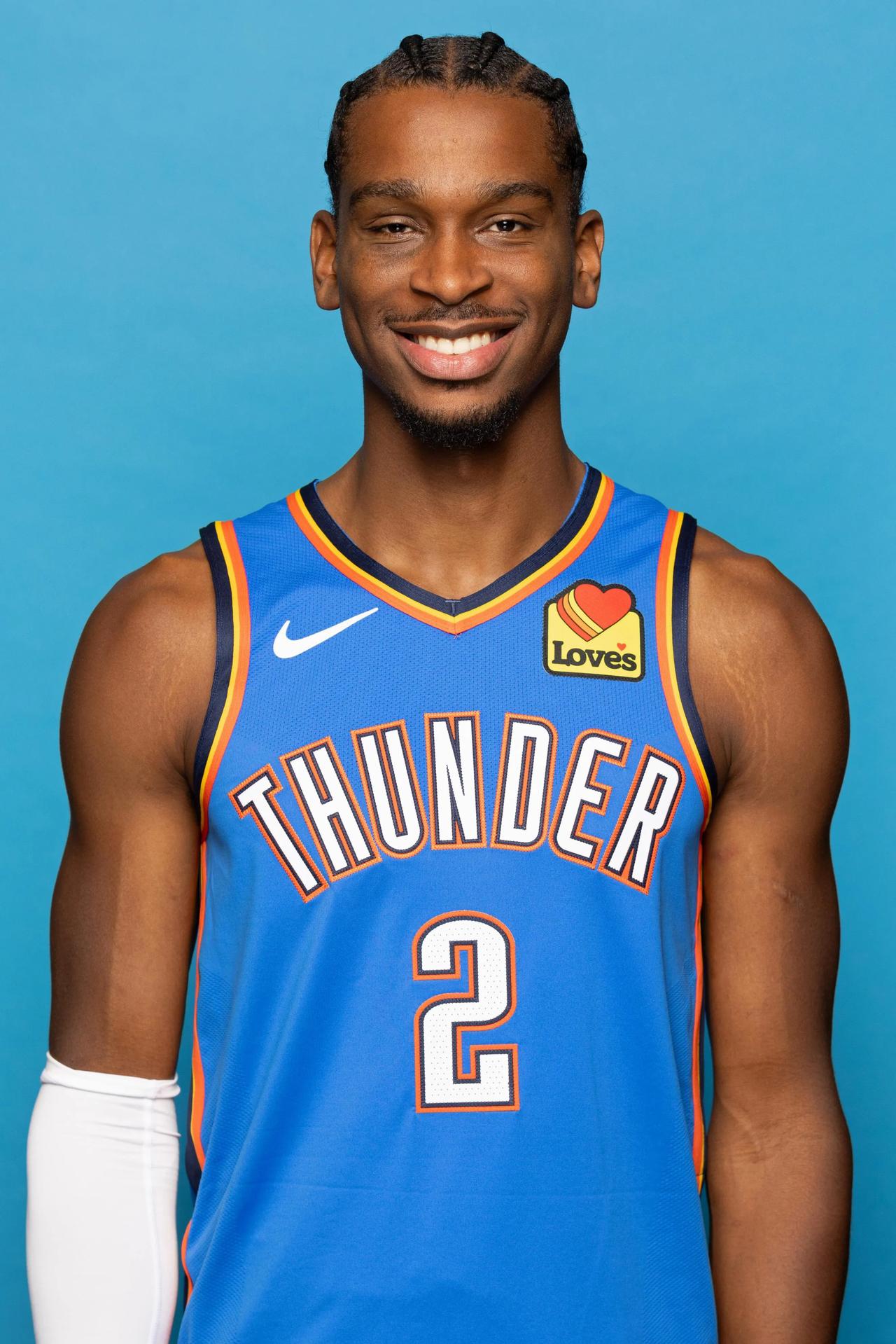 NBA联盟2023-24赛季，俄克拉荷马雷霆队球员定妆照分享
不认识的可以在评论
