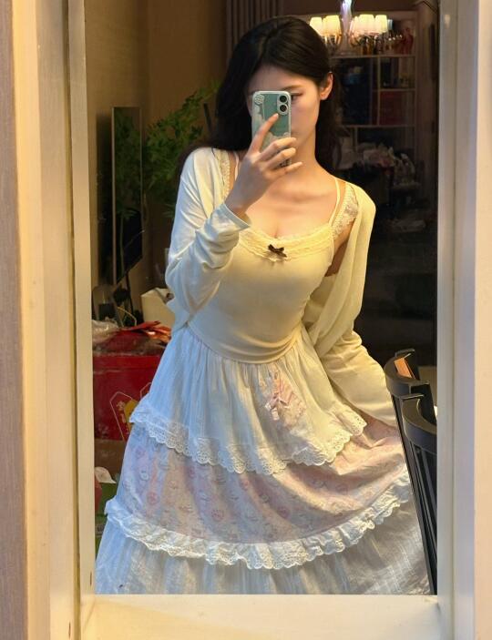 卡哇伊穿搭｜小粉裙太温柔可爱啦～🥰