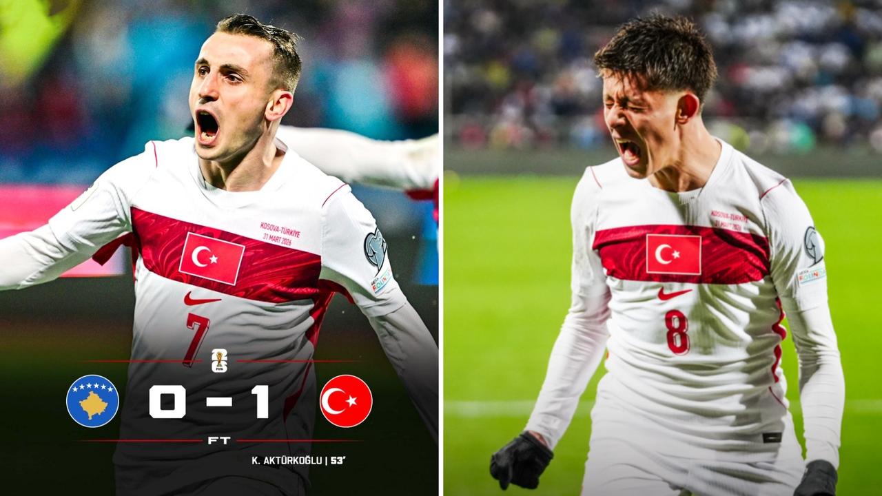 世预赛附加赛：土耳其1-0科索沃，时隔24年晋级世界杯正赛。
上半场双方均无建树