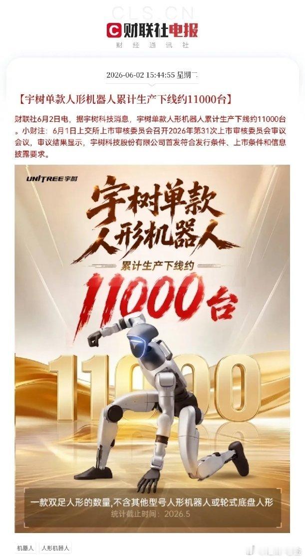 炸场了，大爆单了！宇树科技甩出王炸级别利好，不出意外的话，人形机器人要点火了下午