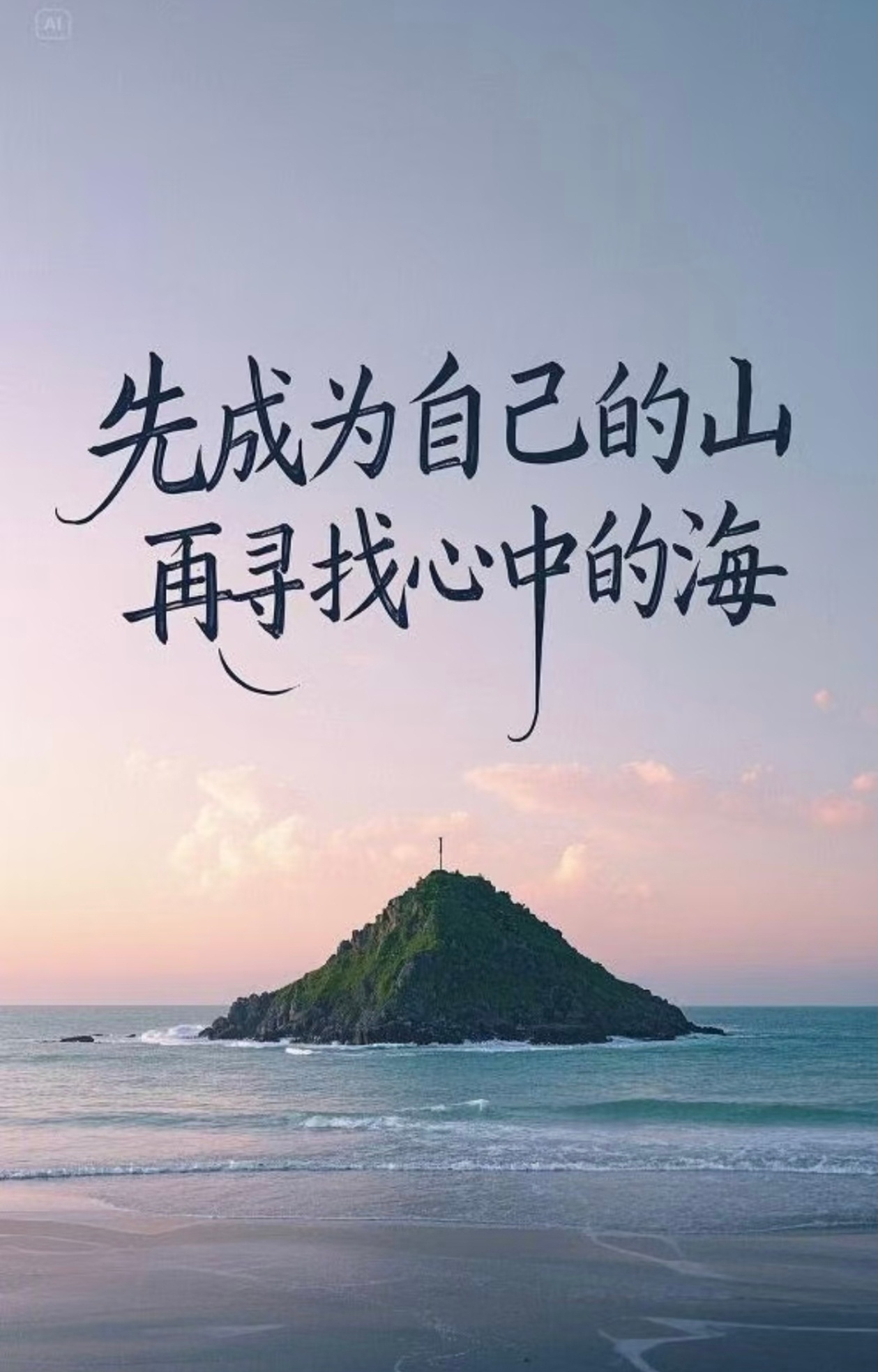 把每一个清晨，都当成重启把每一次努力，都化作向上力新的一天，愿你眼里有光心中有海