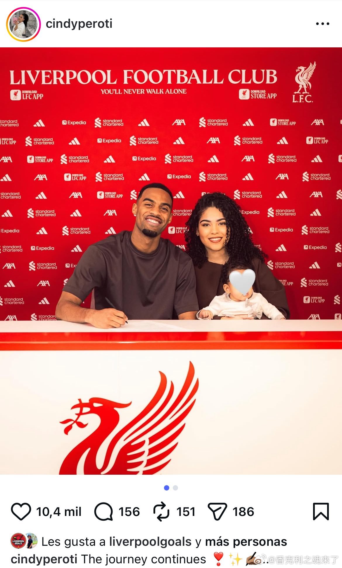 格拉文贝赫的妻子辛迪带来了一条温馨的信息“旅程仍在继续” 