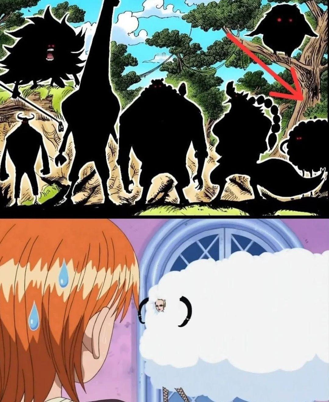 海贼王 海贼王 那个黑影谁看的出来是卡莉法... 