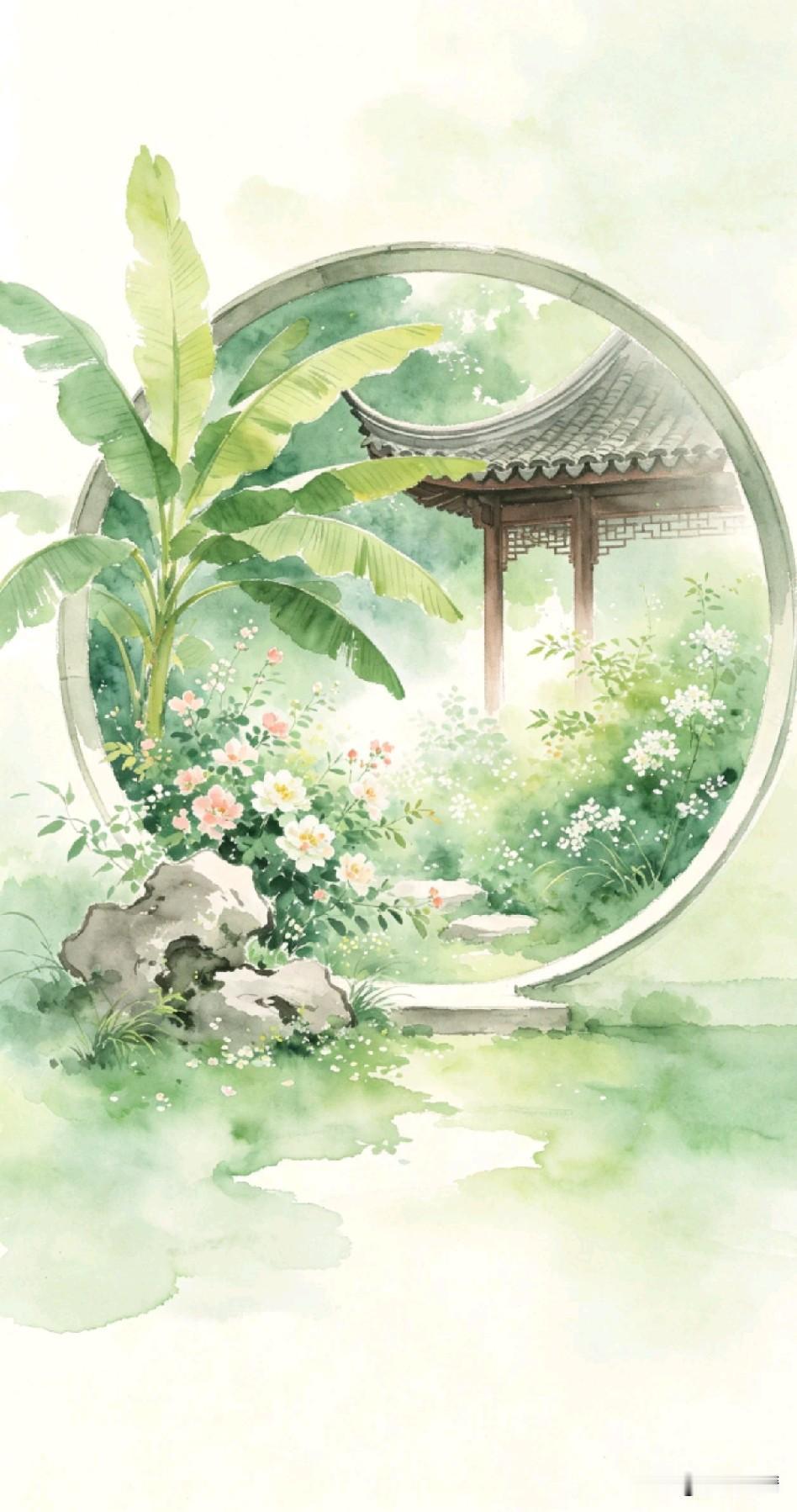 《静水流深，稳如山峙；让花成花，让树成树》

心若止水波自平，身如磐石根基定。