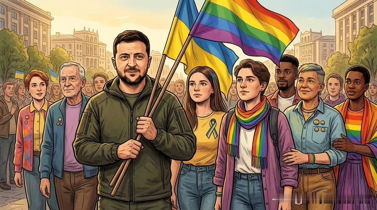 ♨️#俄乌冲突#  
乌克兰将正式在国家层面保障LGBT群体权益。

泽连斯基签