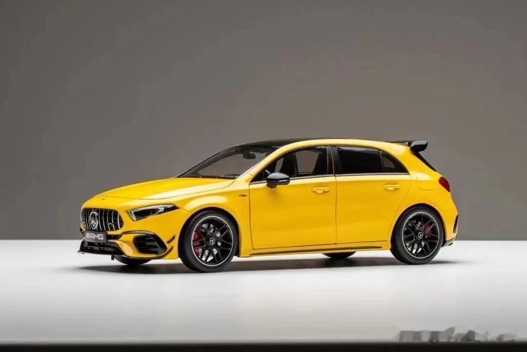 Kiloworks 1/18 奔驰A45 amg 合金全开，预订开始，预计8月中