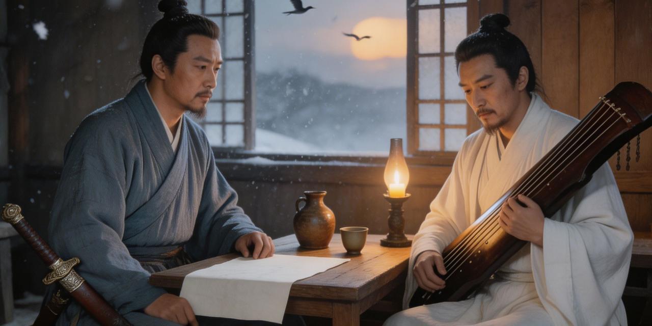 在盛唐的余晖中，两位失意的灵魂再度相遇，他们的名字，一个叫高适，一个叫董庭兰。
