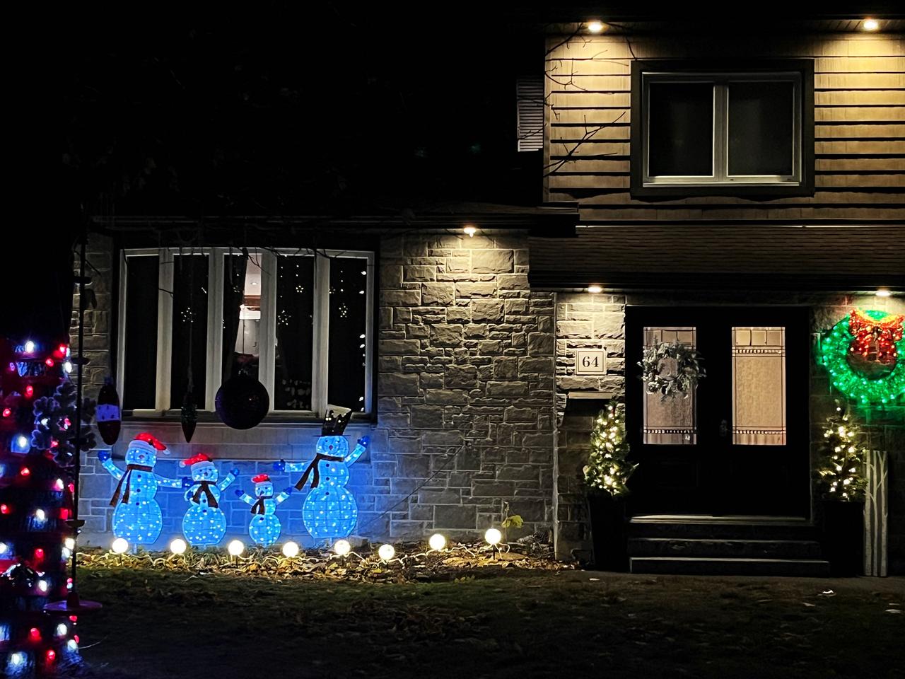 圣诞节还有一段时间，提前给打扮上[奸笑]今天用了一下午的功夫，房前屋后的都给打扮