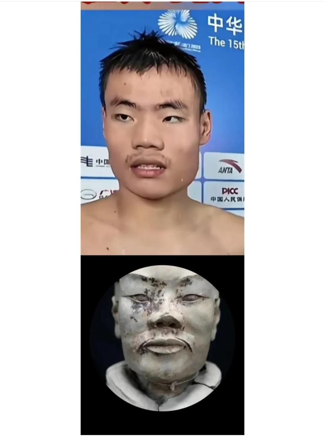 咱就是说亲生的都没这么像，简直一个模子刻的！