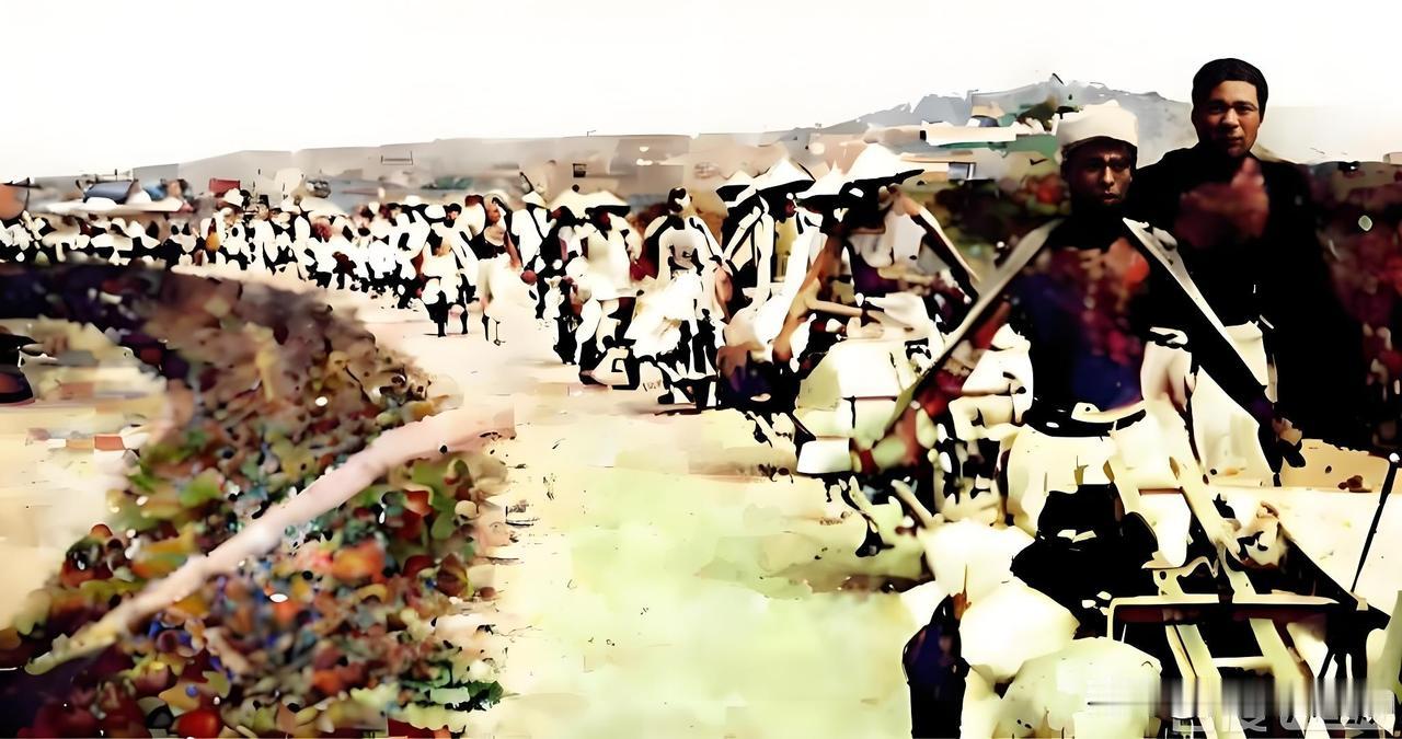杜聿明30万大军，不是败于“枪炮”、而是败于“馒头”！
《大决战》有多组这样的镜