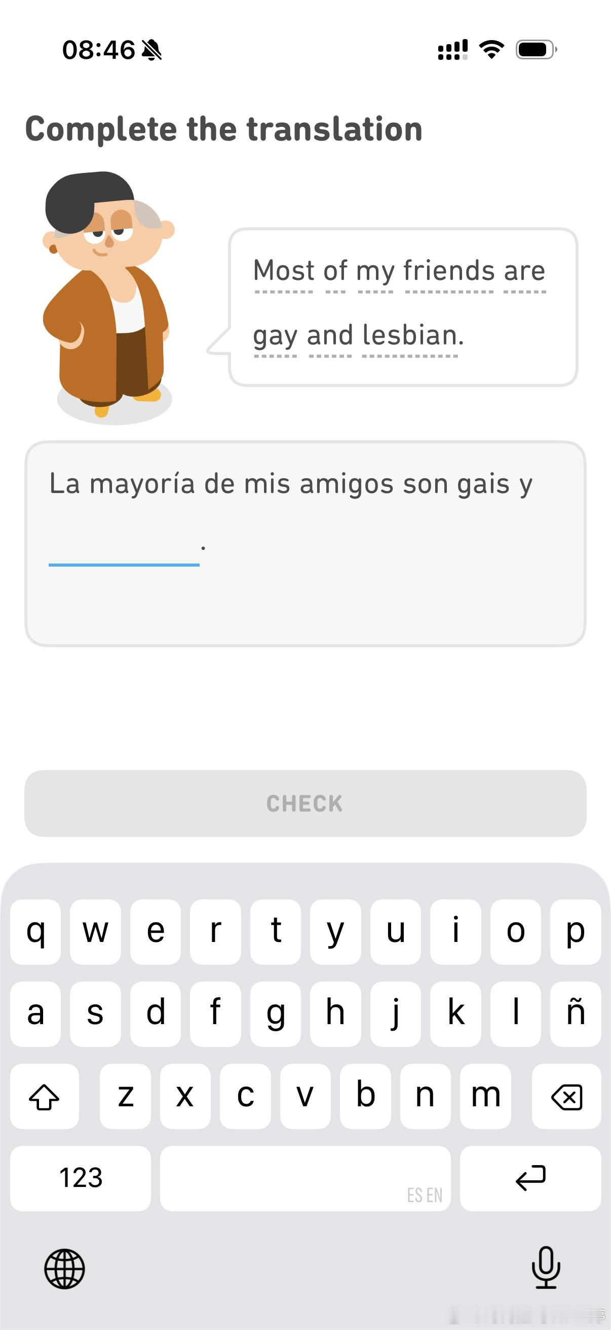 我这多邻国这几天学到了婚姻状况，之前经常出现的情况是爸爸和儿子说这是我的女朋友，