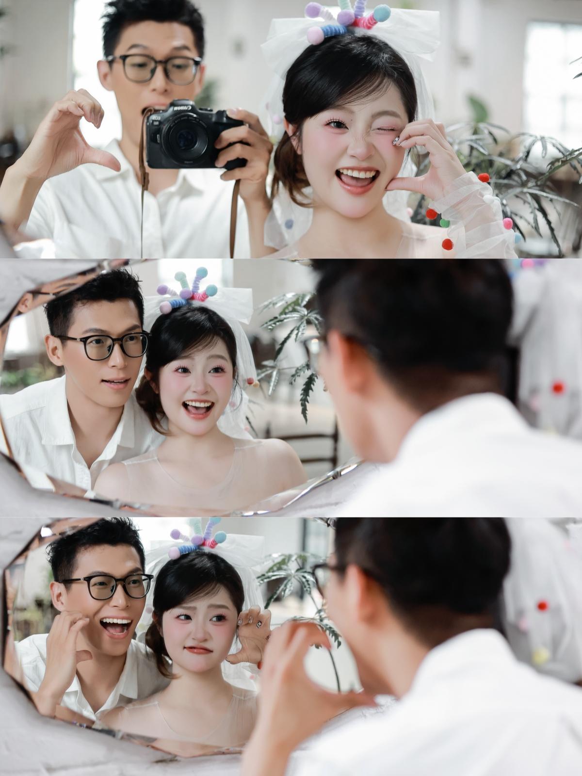 幸福具像化=👩🏻‍❤‍💋‍👨🏻。情侣写真