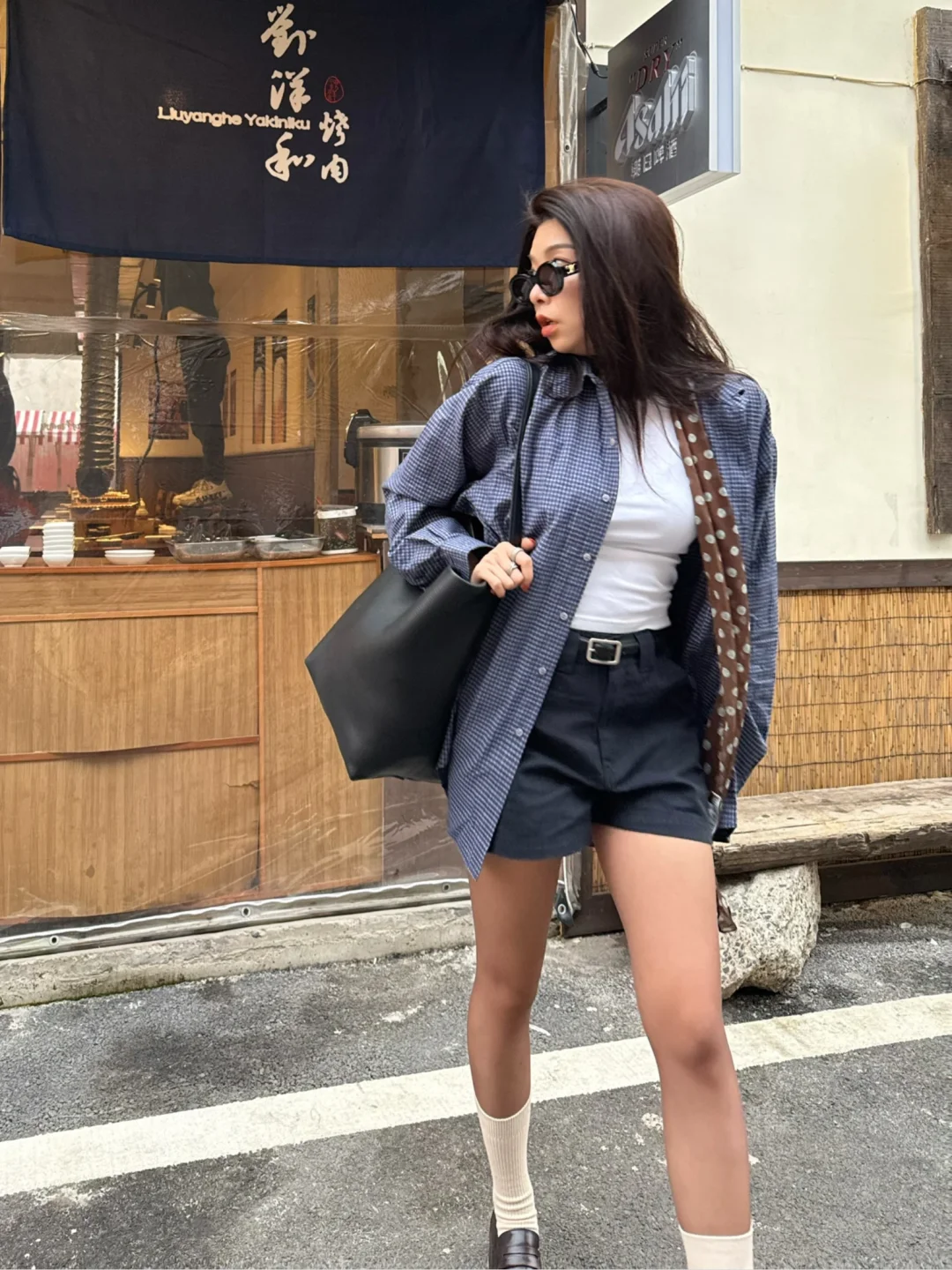 OOTD｜👔衬衫是boxyfit 滴灵魂💙🥐