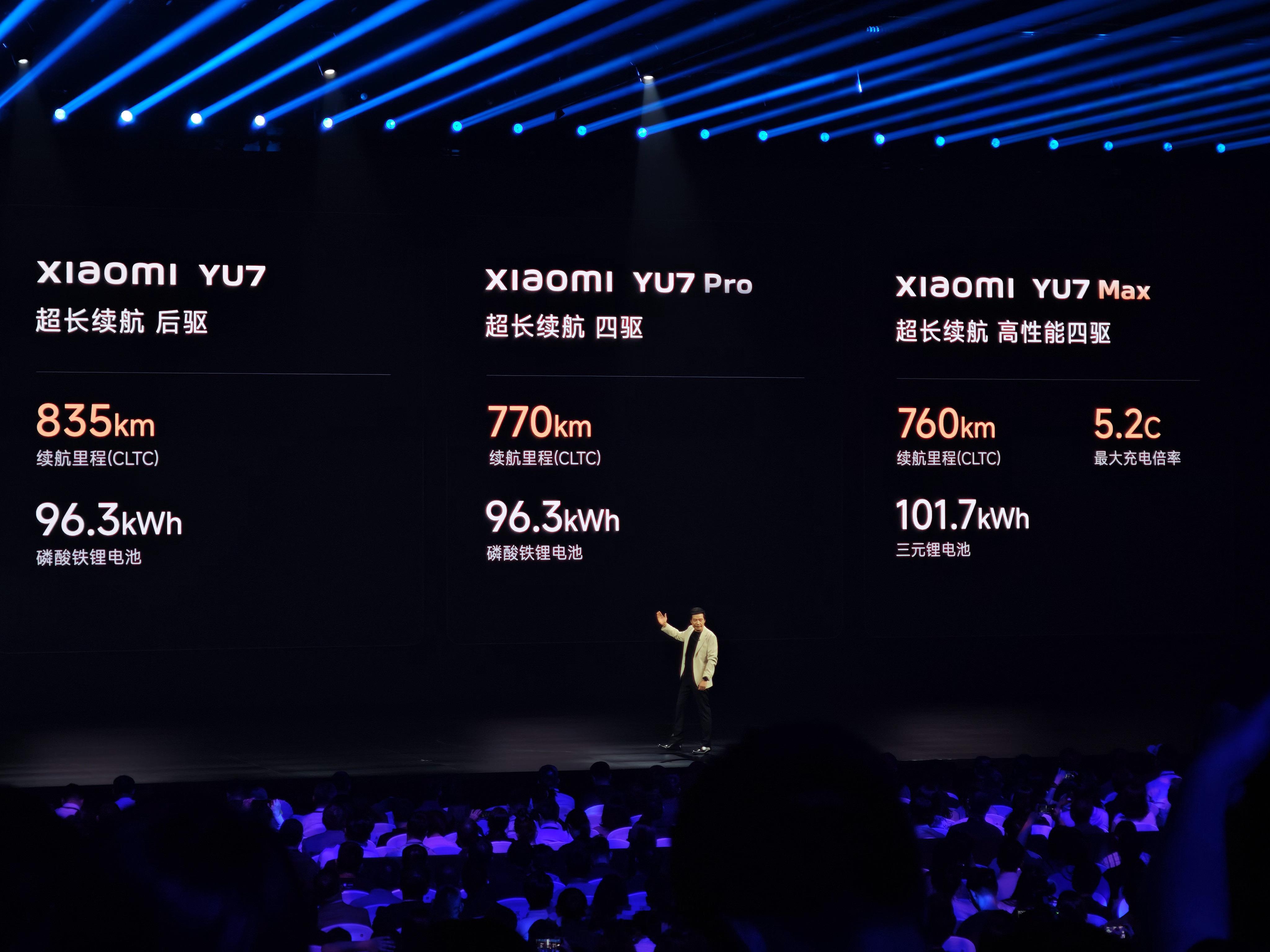 小米yu7 三款配置车型简单曝光，我觉得最低配就很合适~各位觉得哪个配置更合适？