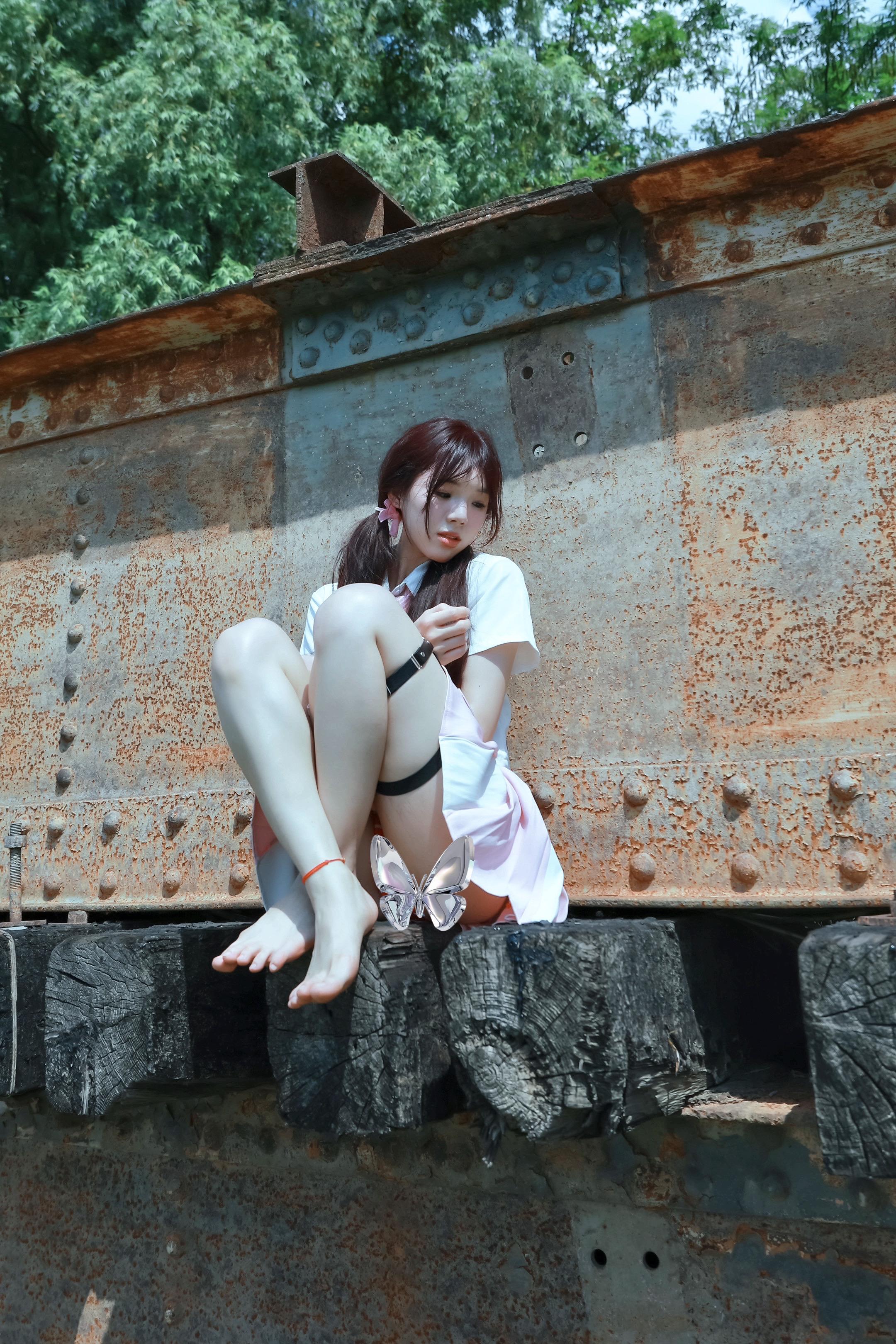 阳光灿烂的日子｜jk少女的静谧时光。模特