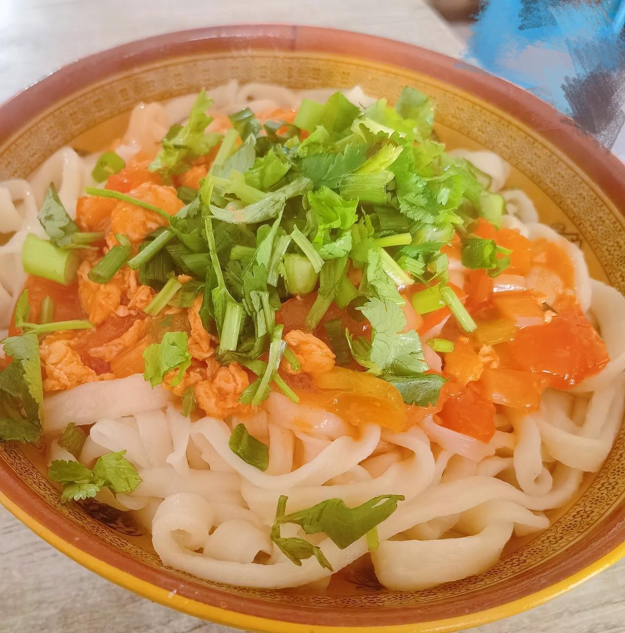 原汤化原食。
       
       小时候家里天天吃面，吃的不想吃了，跟