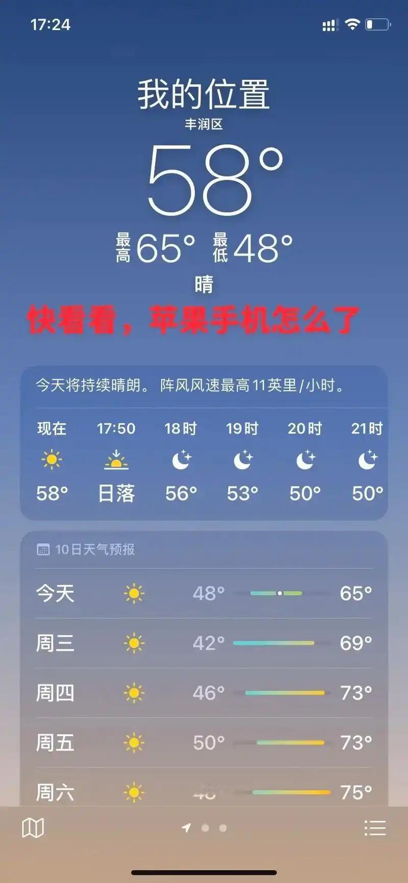 苹果天气深夜“罢工”！全球用户集体“抓瞎”


昨晚（4月28日）十点多，苹果自