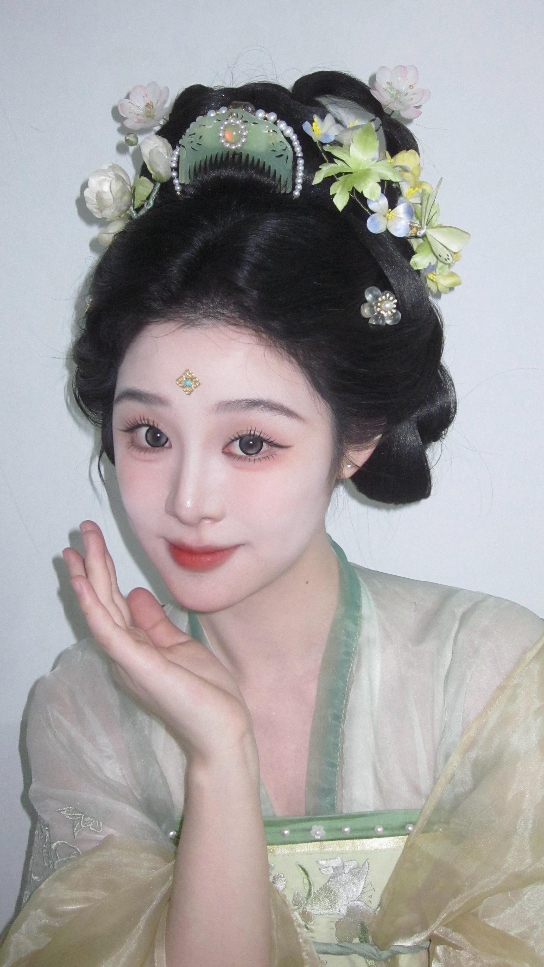 汉服妆造 发型发型教程 国风合伙人