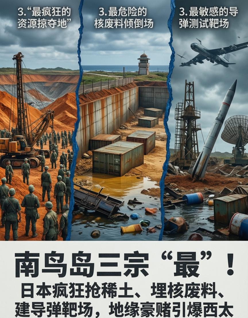 南鸟岛，这个距离东京东南大约2000公里、面积只有1.5平方公里的小岛，正被日本