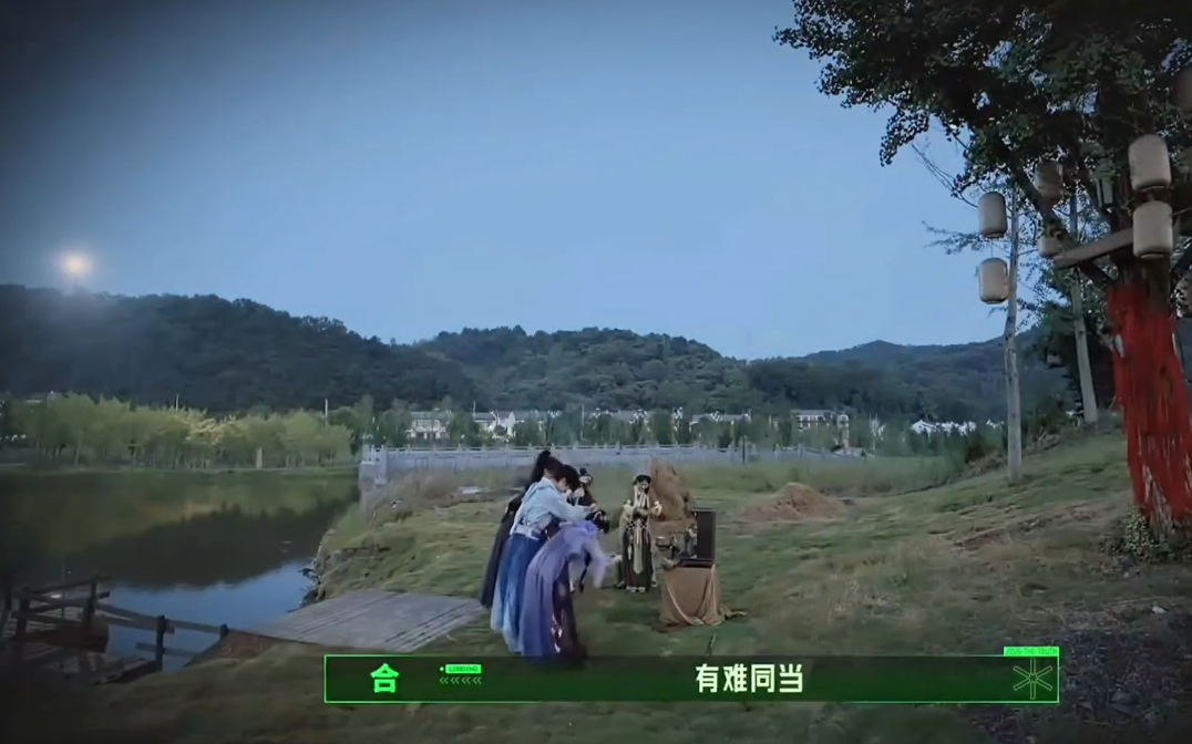 开推团魂燃爆了 古装副本这段城楼集结镜头氛围感充沛，刘宇宁扮演的少帅高举旗帜号召