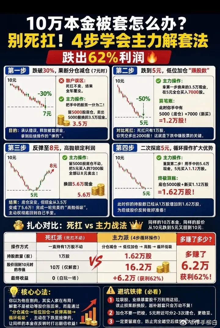 4步学会主力解套法 