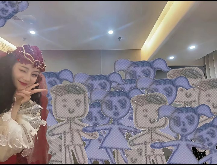 迪丽热巴 双马尾 方块头是这样了cr:🎶hlmjyyybfl 