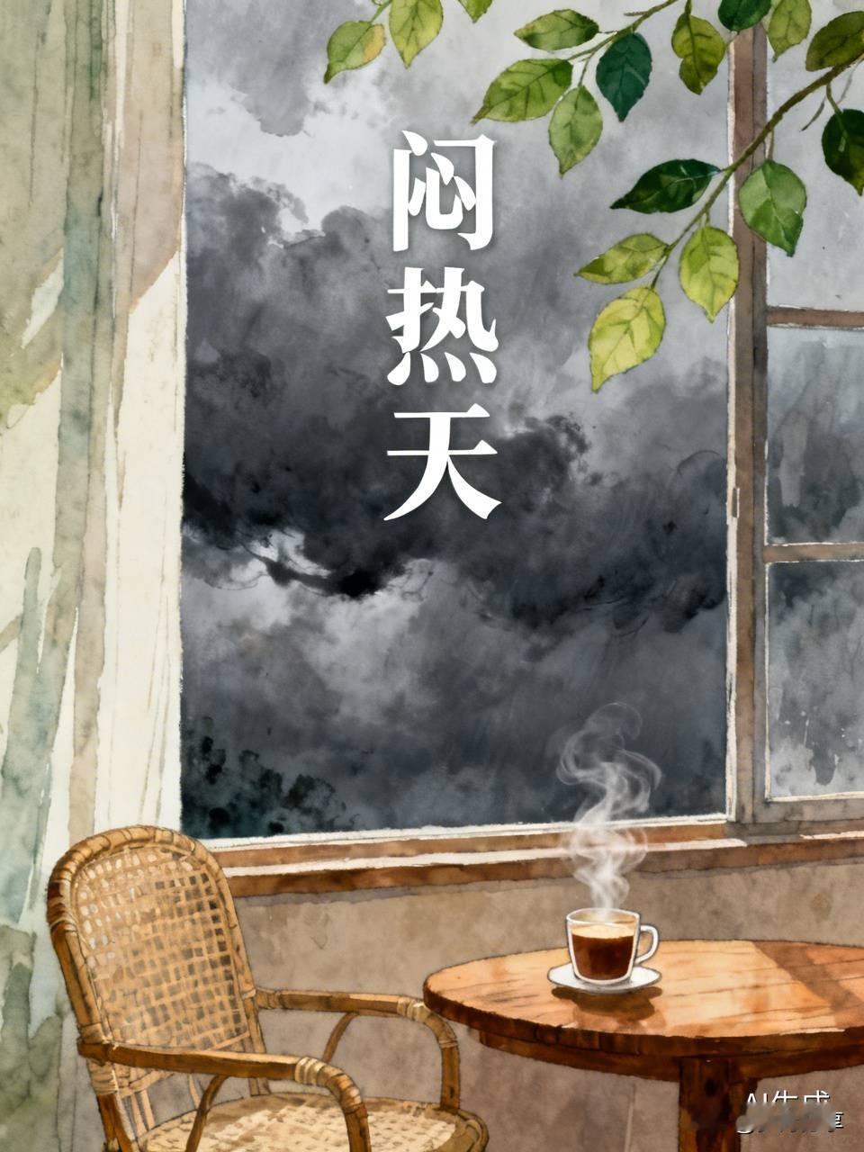 最不喜欢闷热天，既不下雨又不是晴天，热的全身是汗，坐在家里闷热的很不舒服，烦人