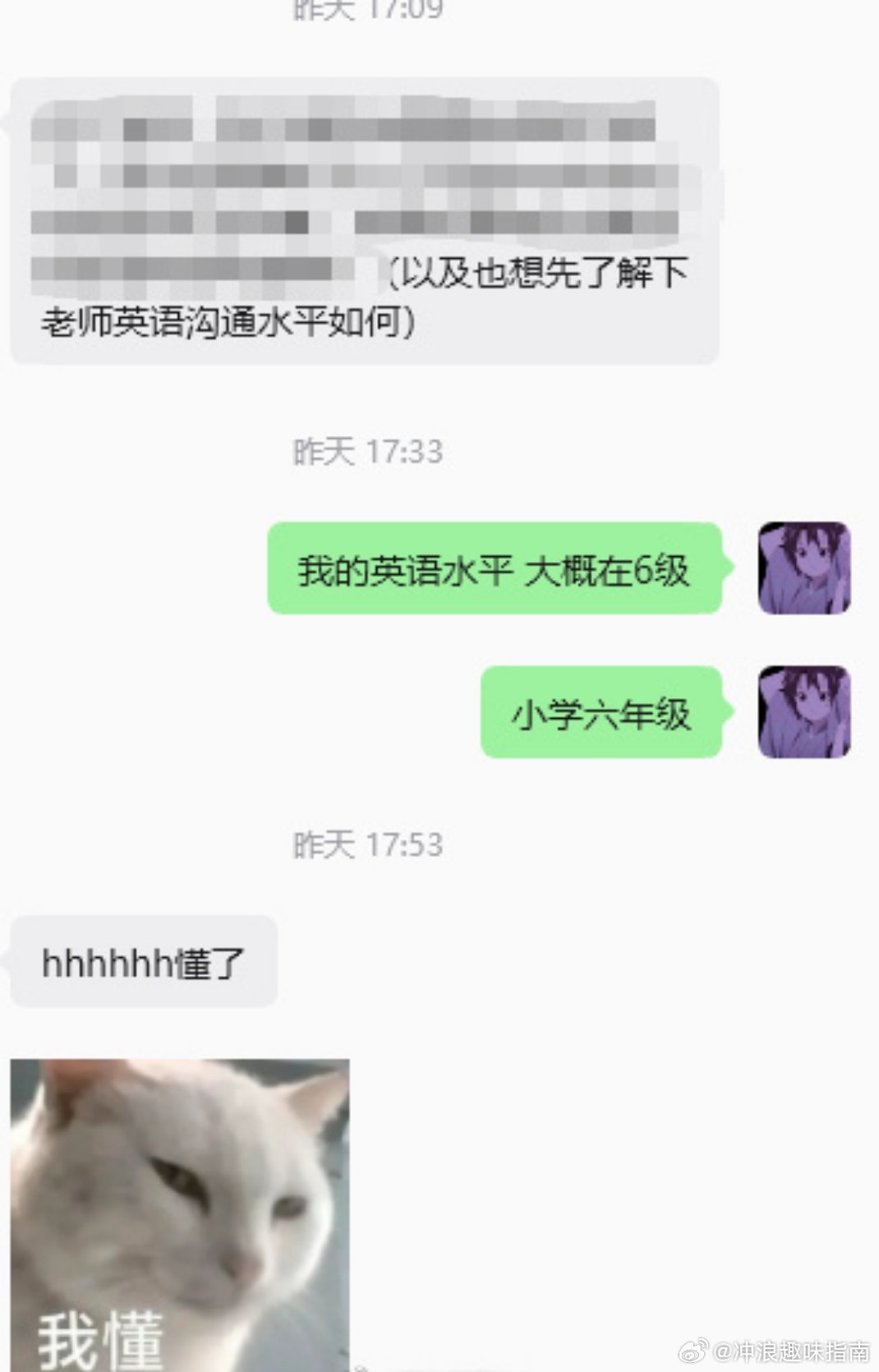 英语6级水平原来是小学六年级 ​​​