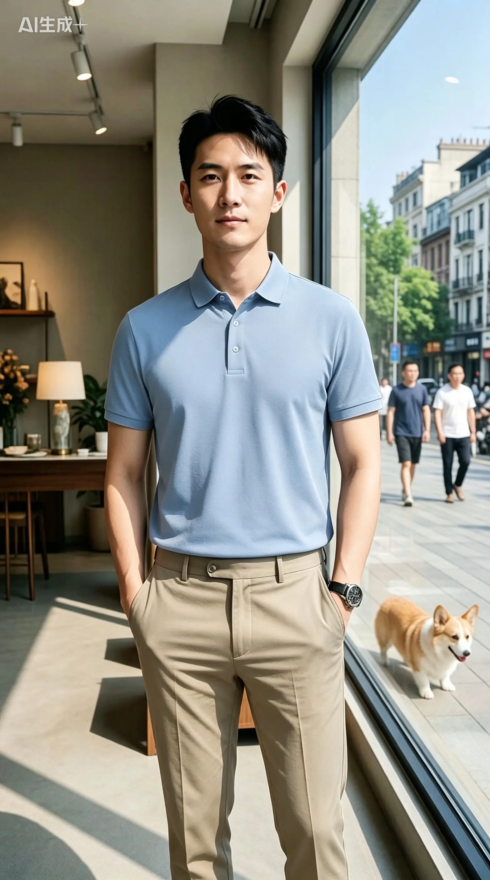 夏季男士休闲百搭polo衫