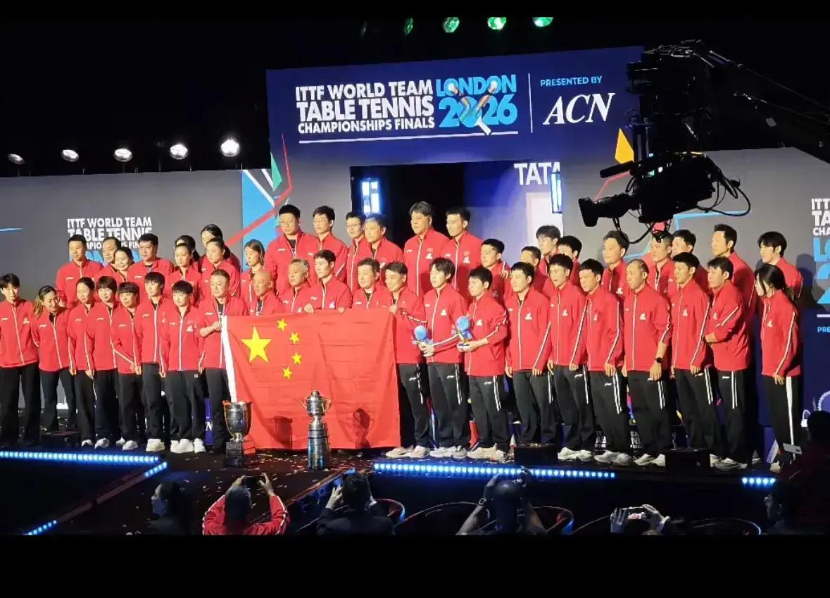 中国乒乓球队只要团结一心，在升国旗奏国歌的比赛中获得冠军，就是保护球队最好的武器