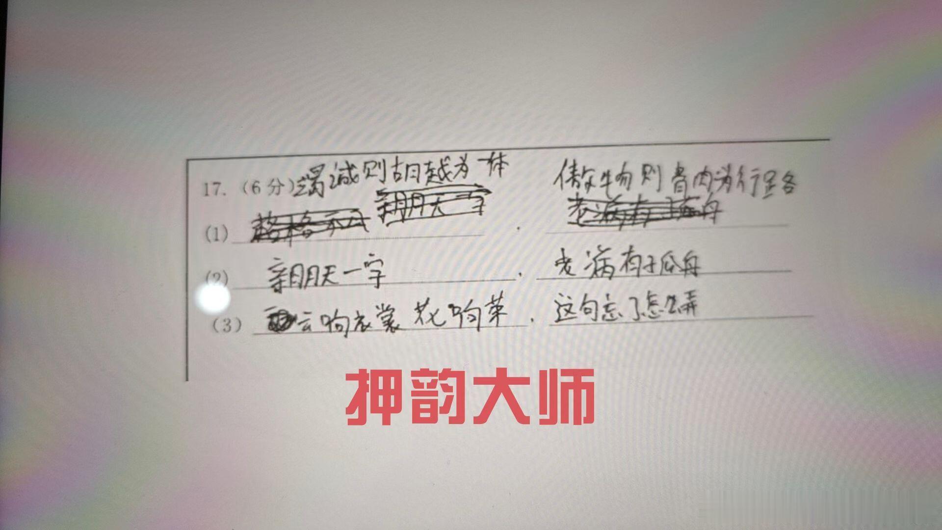 好想像学生的答案一样任性地活着 