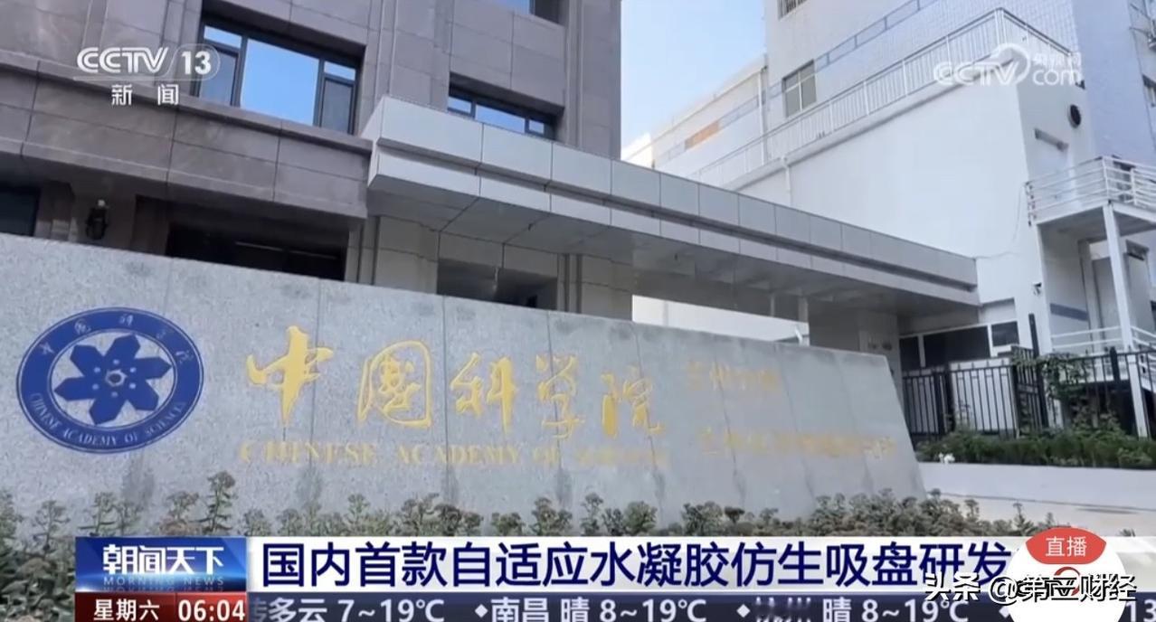 我国首款自适应水凝胶仿生吸盘问世

最近，中科院兰州化学物理研究所传来好消息。国