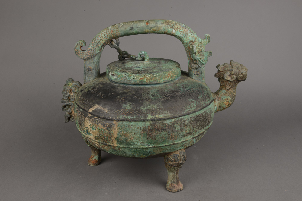 每天一件青铜器 苏州吴文化博物馆藏1980年苏州枫桥何山东周墓出土:“楚途盉”.