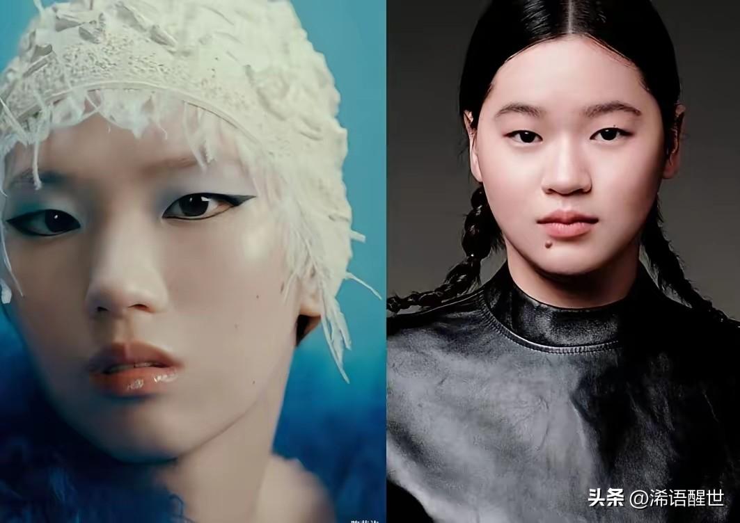 面相这东西有时候真挺玄妙，陈芋汐和全红婵同拍杂志，效果差距一下就出来了。全红婵扎