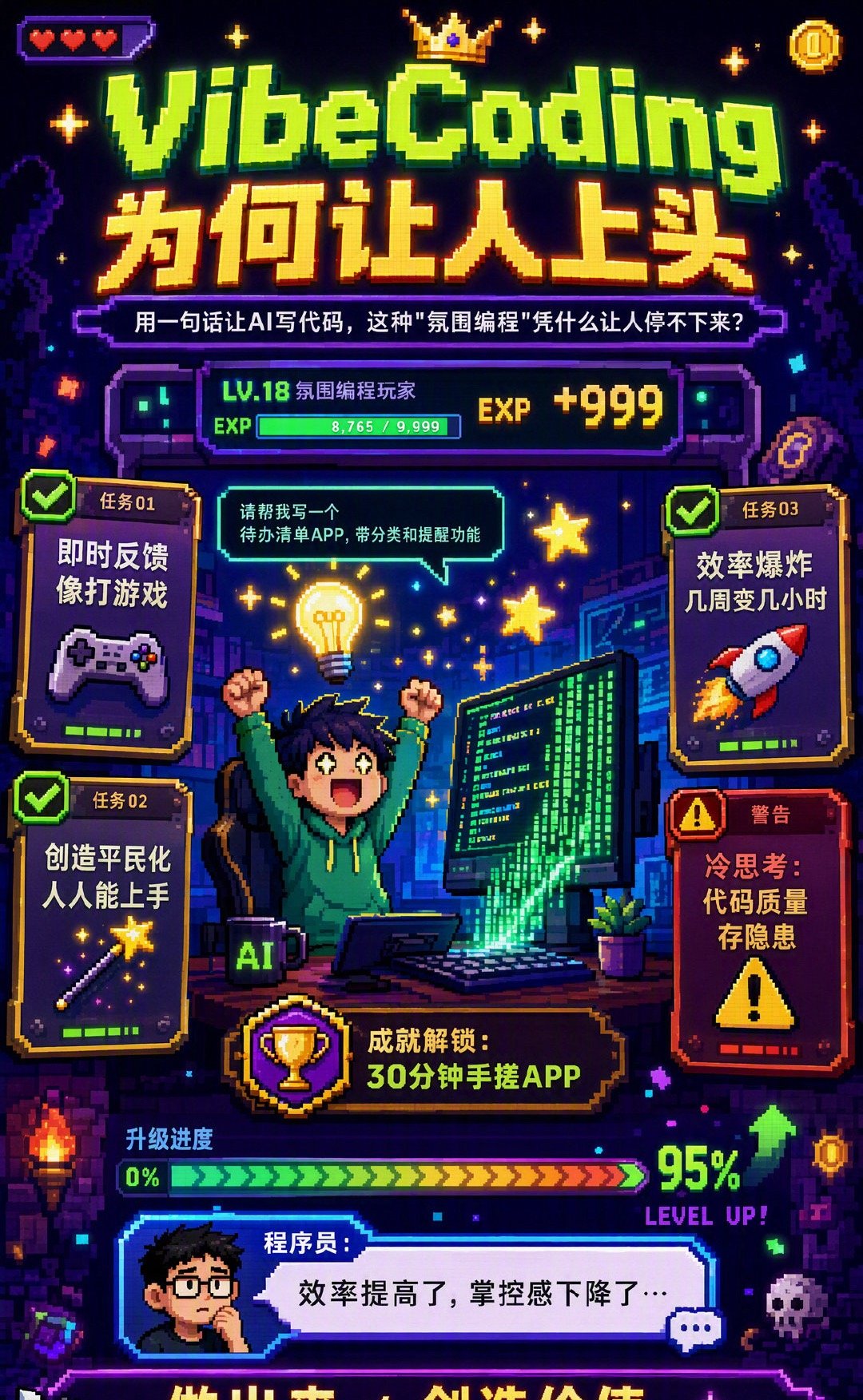 vibecoding为何让人上头创业者、非技术从业者一定要试VibeCoding