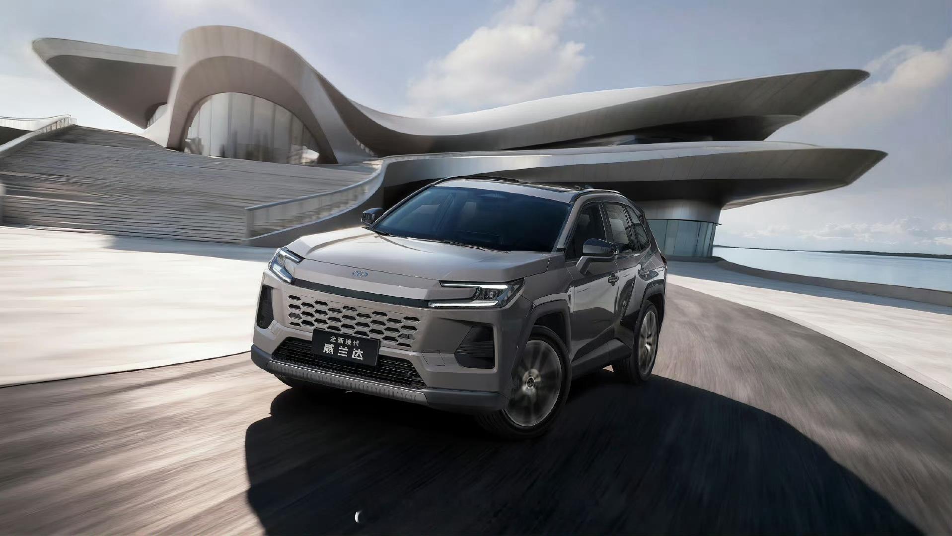 14万级全新威兰达到店全新换代威兰达在外观方面，有原汁原味的全球车设计语言，在能