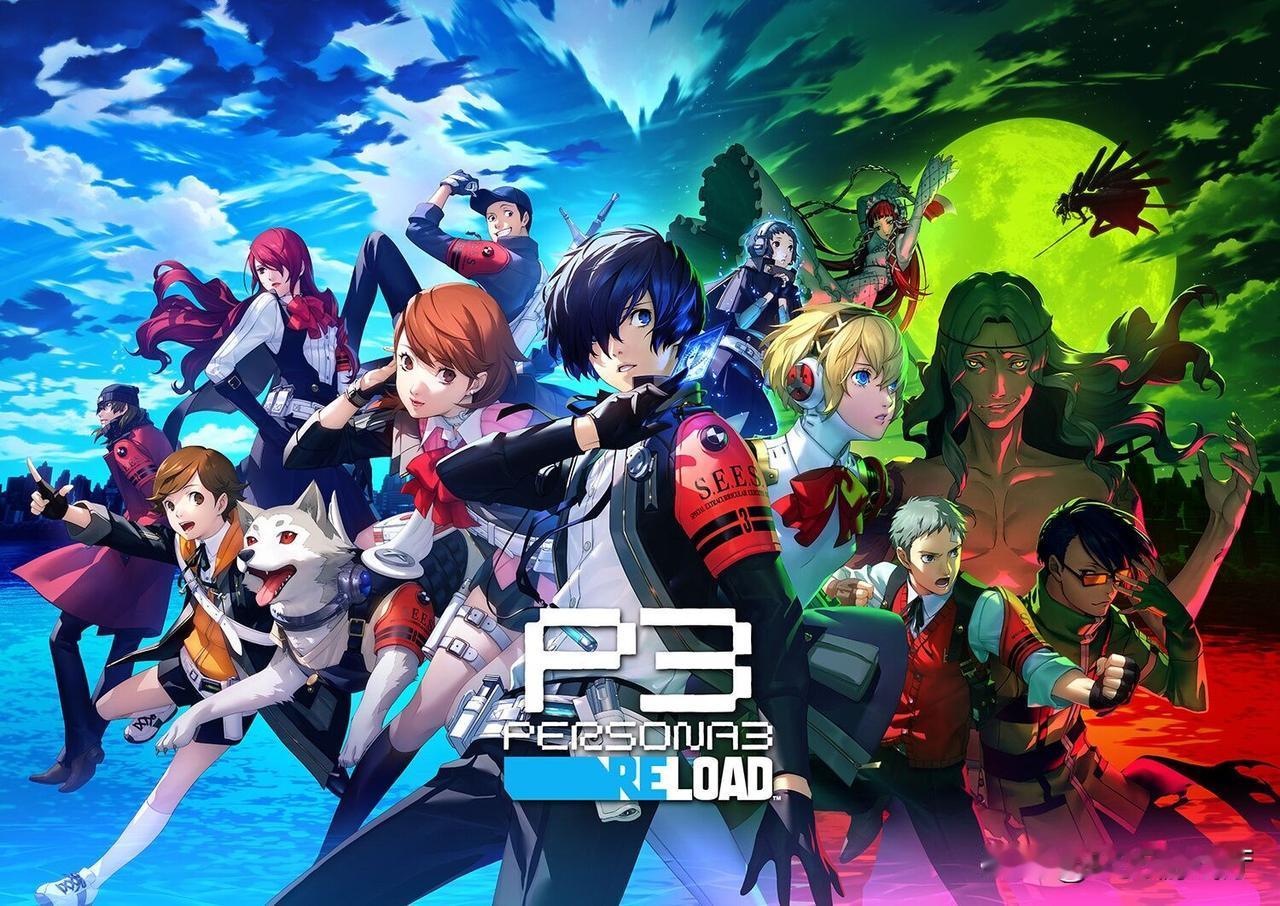Atlus公布了《女神异闻录3：Reload》今日发售，官方公布了发售贺图，让我