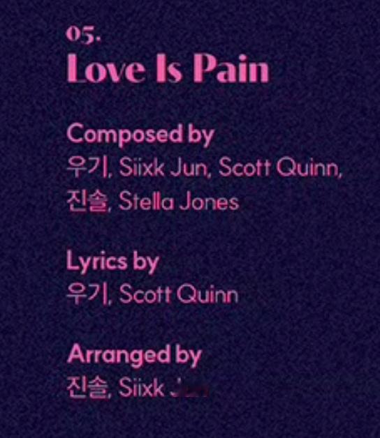 发图的时候动点🧠 期待的是新歌 期待宋雨琦自作曲’Love Is Pain’ 